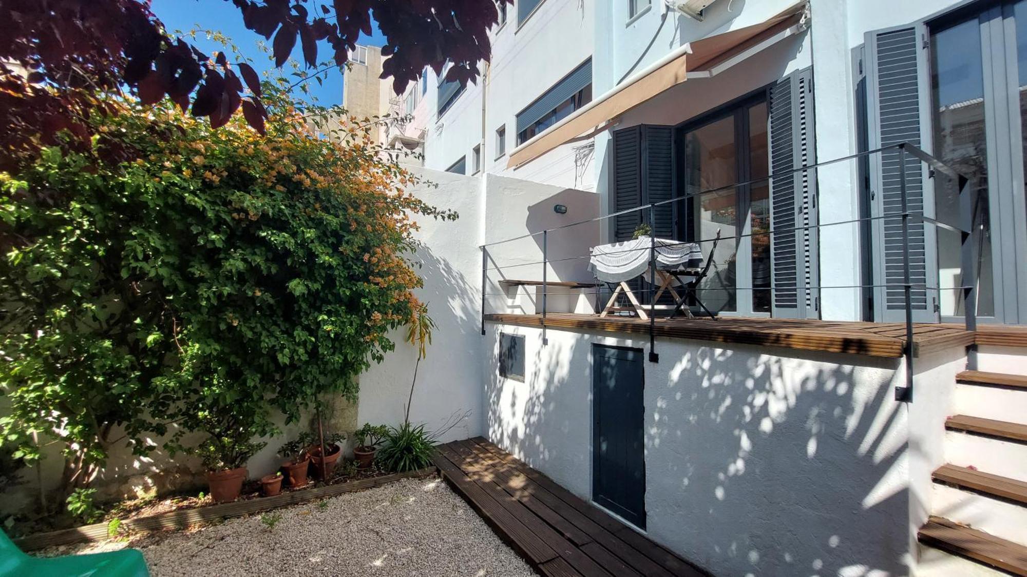 Apartment With Private Garden - Central Location Lisboa Quarto foto